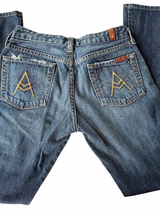 7 For All Mankind Denim - 7 For All Mankind Vintage "A" Pocket
Bootcut Jeans - Made in USA - Sz 26